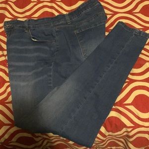 Womens blue jeans size 16 skinny jeans